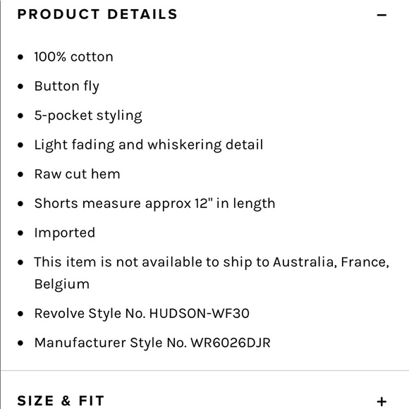 Hudson cara jean shorts, nwt, sz 28 - Picture 4 of 9